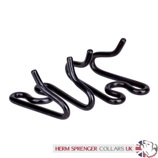 "Night Fang" 4 mm Black Stainless Steel Herm Sprenger Prong Links