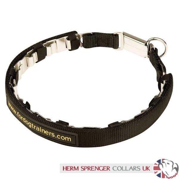 nylon covered prong collar