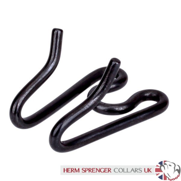 "Night Fang" 4 mm Black Stainless Steel Herm Sprenger Prong Links