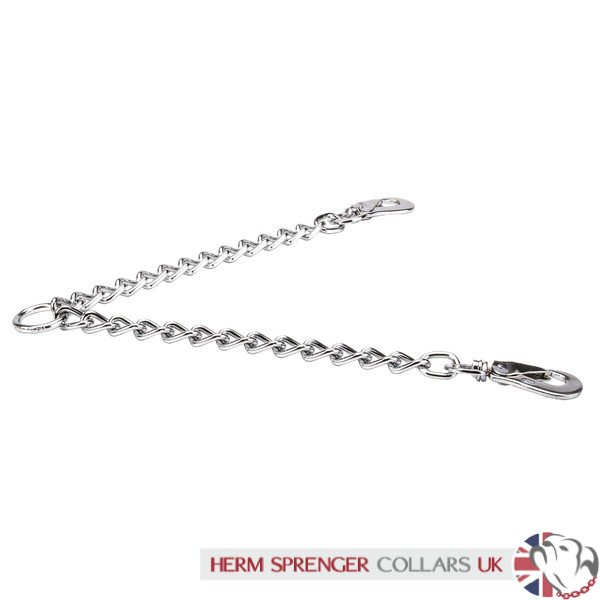 "Double Walk" Herm Sprenger Dog Leash Chain Coupler for 2 Dogs