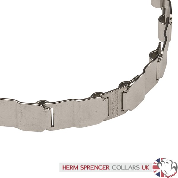 "Go Play" Herm Sprenger Stainless Steel Neck Tech Collar without Prongs