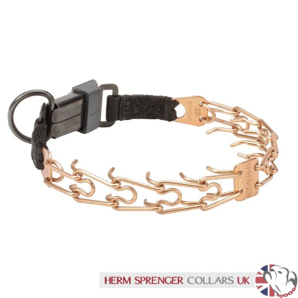 "Comfy Wear" Herm Sprenger Curogan Pinch Collar with Buckle 2.25 mm