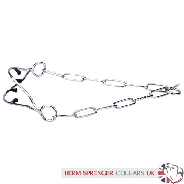 flat link chain dog collar