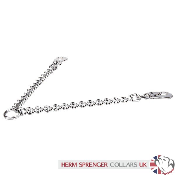 "Double Walk" Herm Sprenger Dog Leash Chain Coupler for 2 Dogs