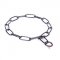 4mm Black Stainless Steel Dog Collar Fur Saver Choke Chain