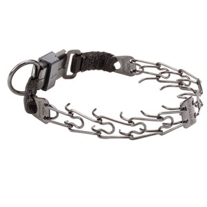 Herm Sprenger Black 2.25 mm Dog Prong Collar with Buckle