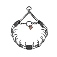 Herm Sprenger Black Stainless Steel Prong Collar 3.25 mm with a Swivel Ring