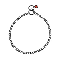 Herm Sprenger Black Choke Chain Dog Collar 2mm Stainless Steel