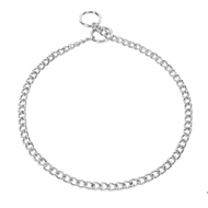 2mm Chrome Plated Short-Link Dog Choke Chain Collar by Sprenger